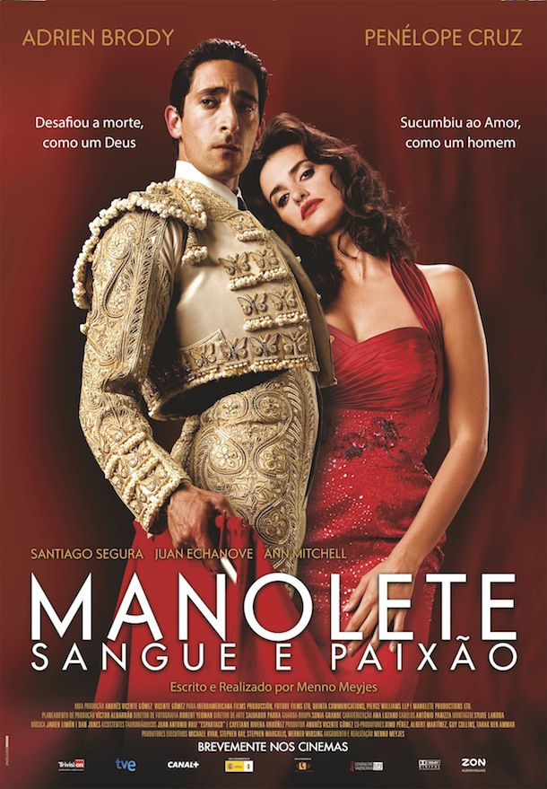 POSTER CINEMA manolete sangue e paixao