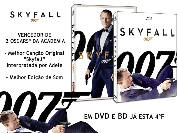 skyfall dvd e blu-ray