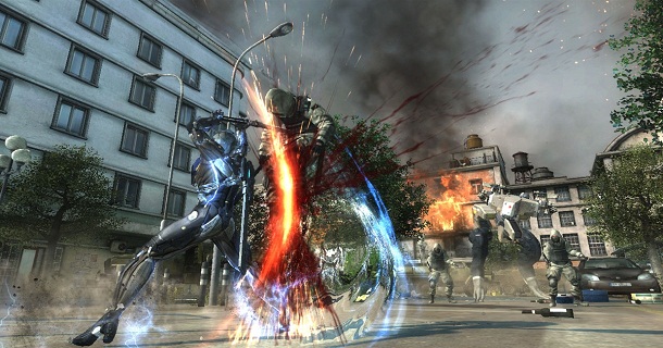 metal gear rising attack