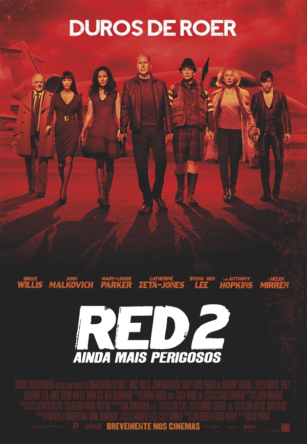 POSTER CINEMA red 2 ainda mais perigosos