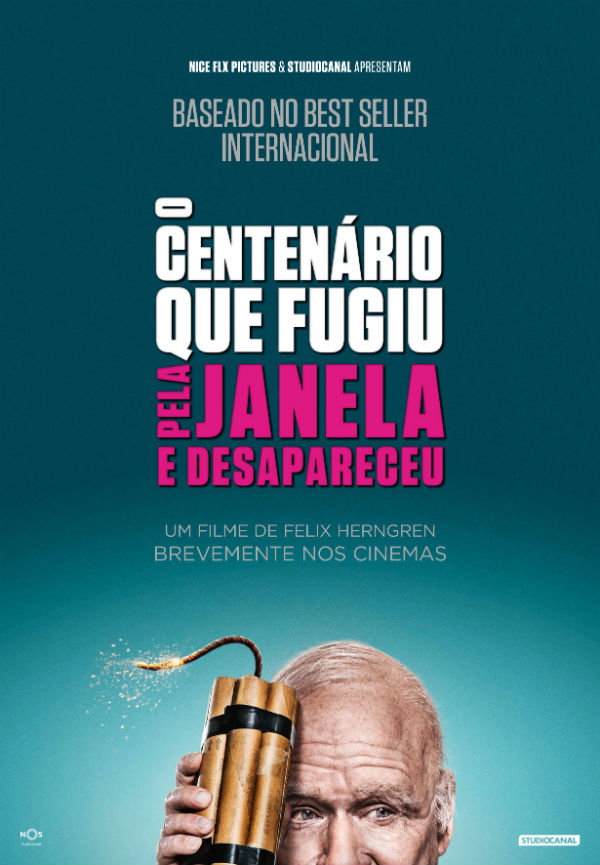 POSTER CINEMA TEASER o centenario que fugiu pela janela e desapareceu