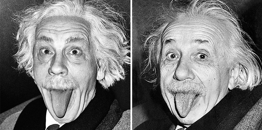 Sandro Miller, Arthur Sasse / Albert Einstein Sticking Out His Tongue (1951), 2014
