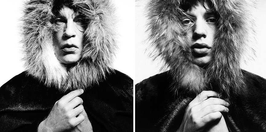 Sandro Miller, David Bailey / Mick Jagger “Fur Hood” (1964), 2014