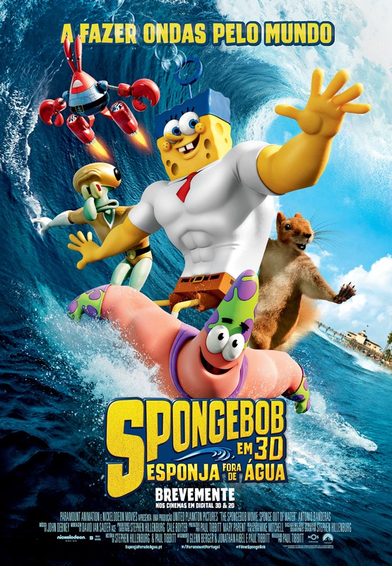 SpongeBob_Esponja Fora De Água-poster
