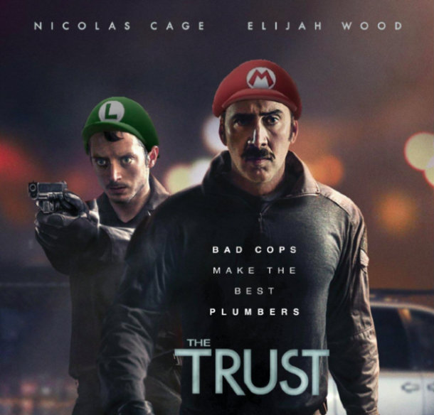 Nicolas Cage The Trust Mario Brothers