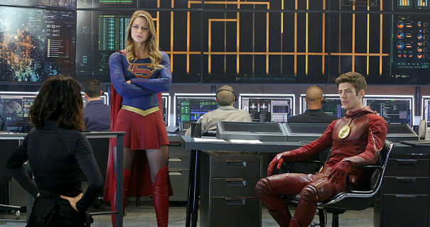 supergirl e flash equipa