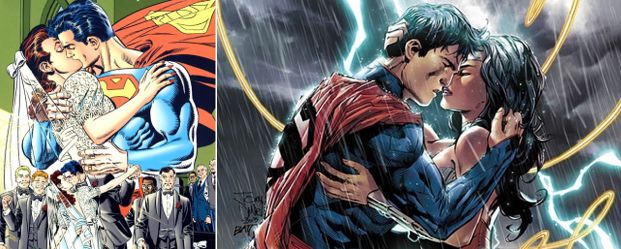In Superman Wedding e Superman & WonderWoman New 52