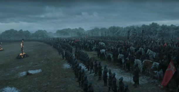 Game of Thrones Battle of the Bastards números