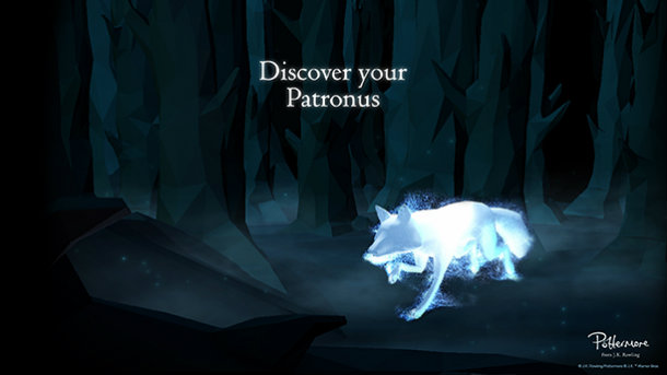 Pottermore Patronus teste Harry Potter