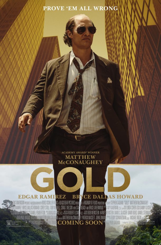 melhores posters ouro gold matthew mcconaughey