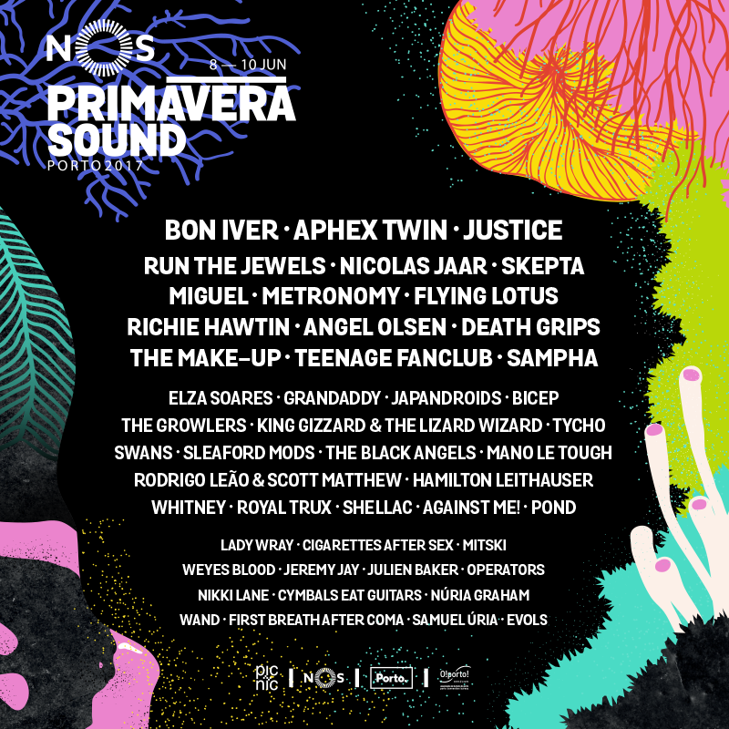 Apresentado cartaz completo do NOS Primavera Sound MHD