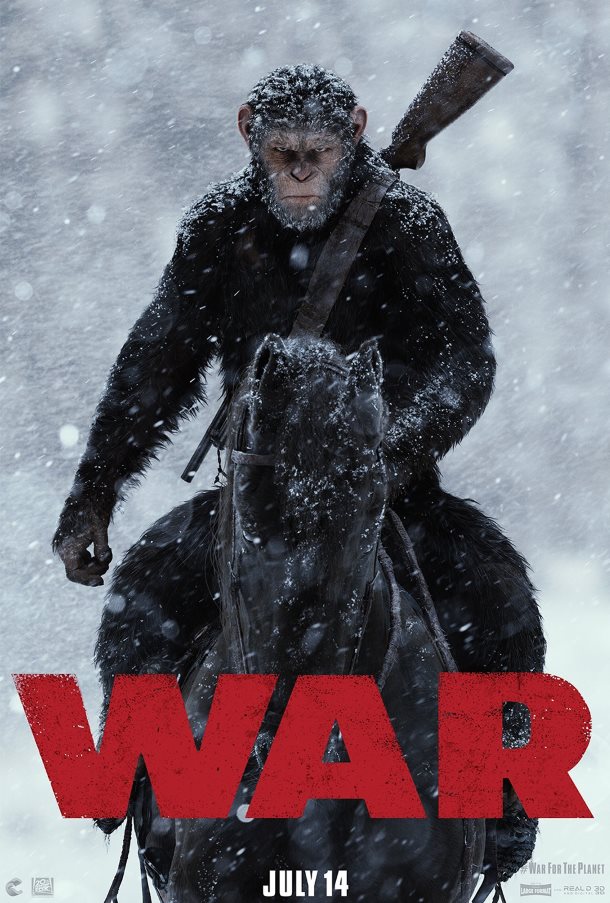 war of the planet of the apes melhores posters