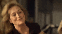 Meryl Streep reação gif Oscares 2017