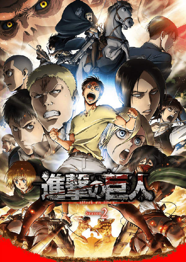 A segunda temporada de Attack On Titan terá apenas 12 episódios