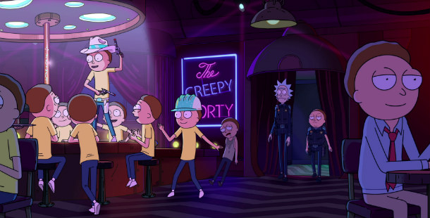 Rick and Morty bar