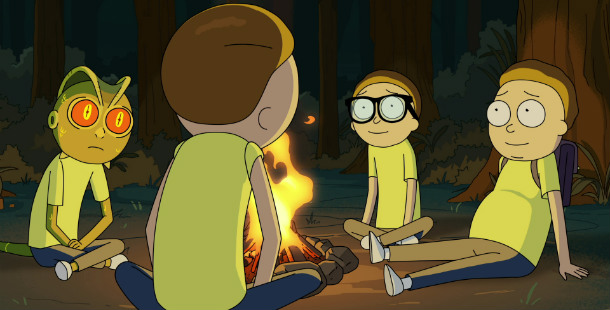 Rick and Morty escola