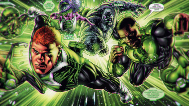 Justice League Green Lanterns Lanterna Verde