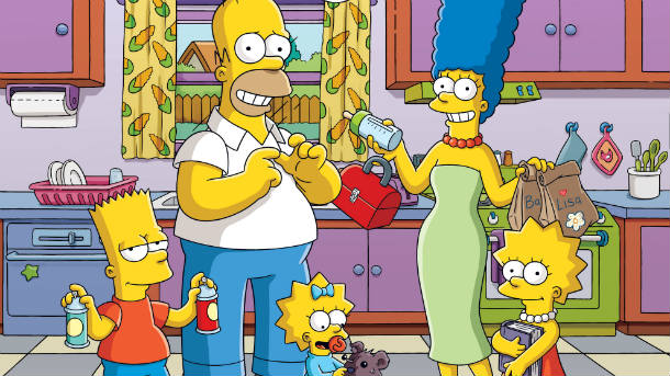 the simpsons family