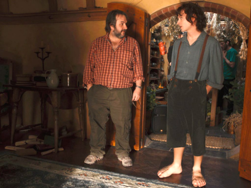 Peter Jackson e Elijah Wood 