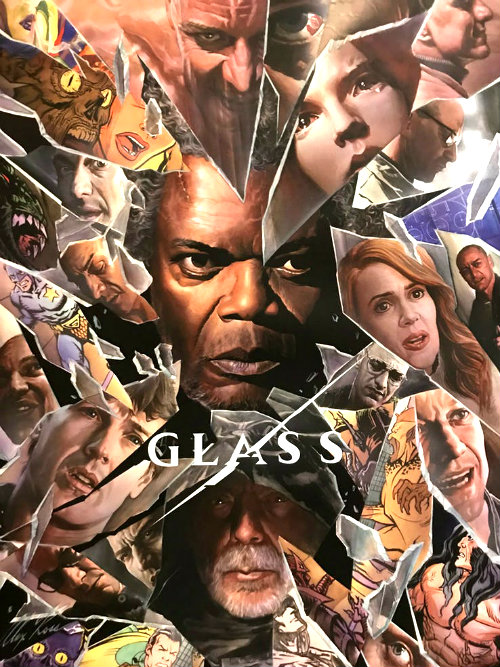 Glass comic con poster