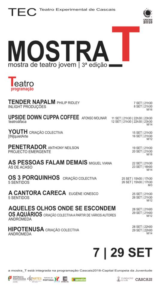 Setembro no teatro, Cartaz Mostra_T