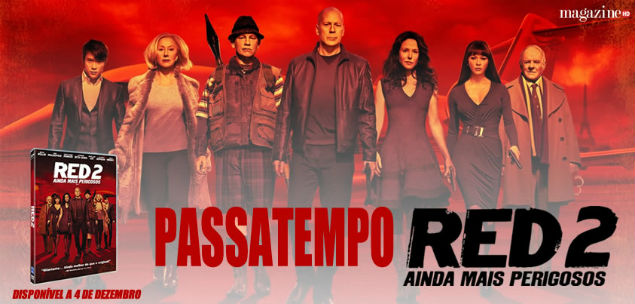 Dvd Red 2 Aposentados E Ainda Mais Perigosos Bruce Willis John Malkovich  Mary Louise Parker Original Dean Parisot