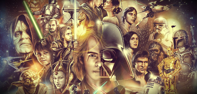 star wars poster universe