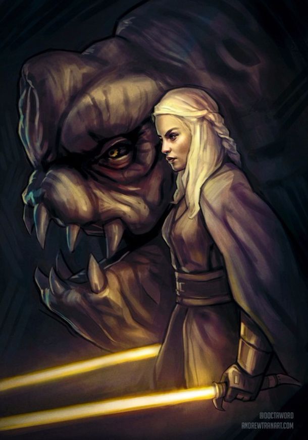 Star Wars Game of Thrones personagens