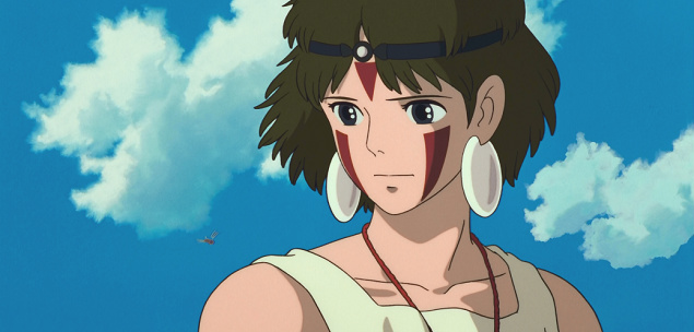 top personagens femininas anime san princesa mononoke princess