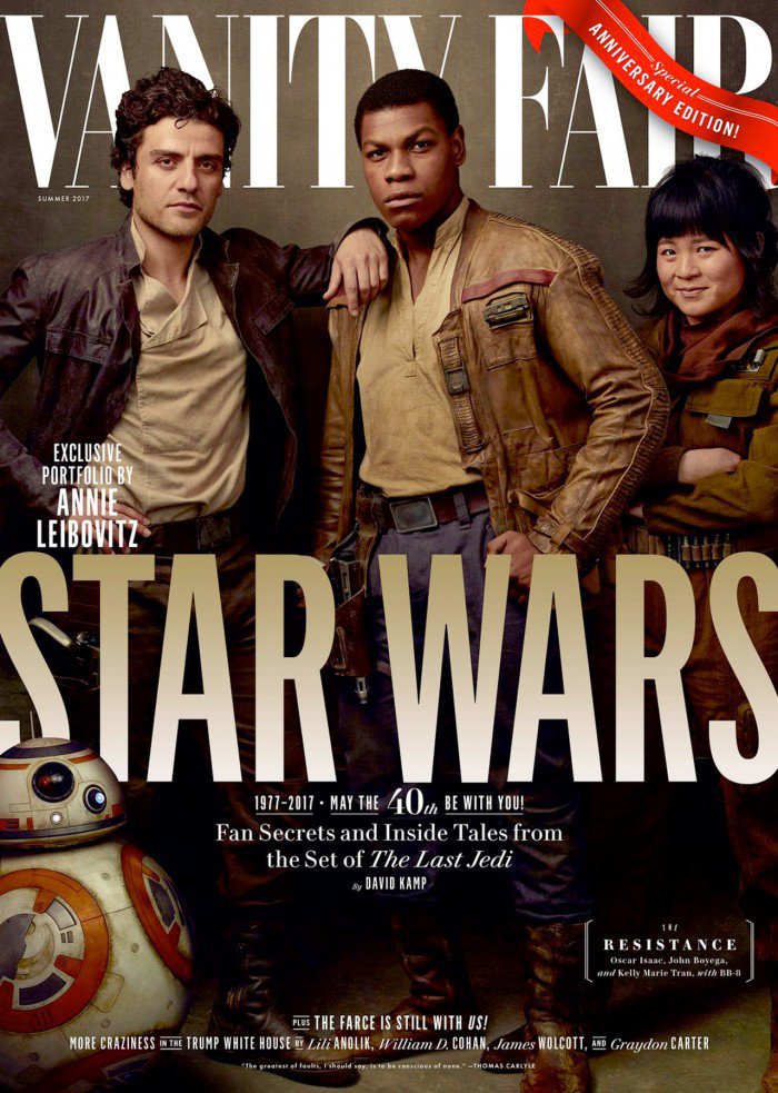 Star Wars The Last Jedi Vanity Fair imagens