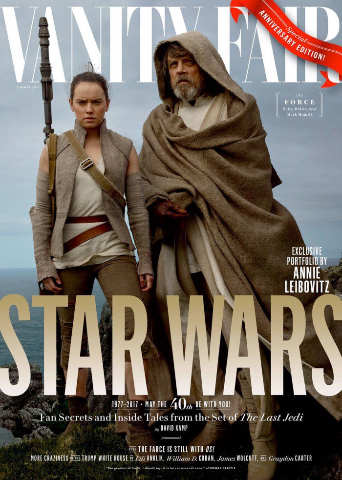 Star Wars The Last Jedi Vanity Fair imagens