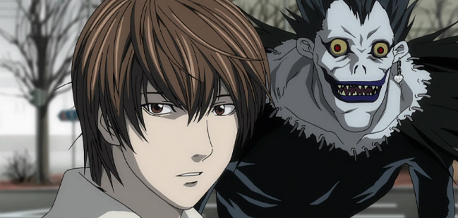 Light conhece Ryuk em novo trailer de Death Note