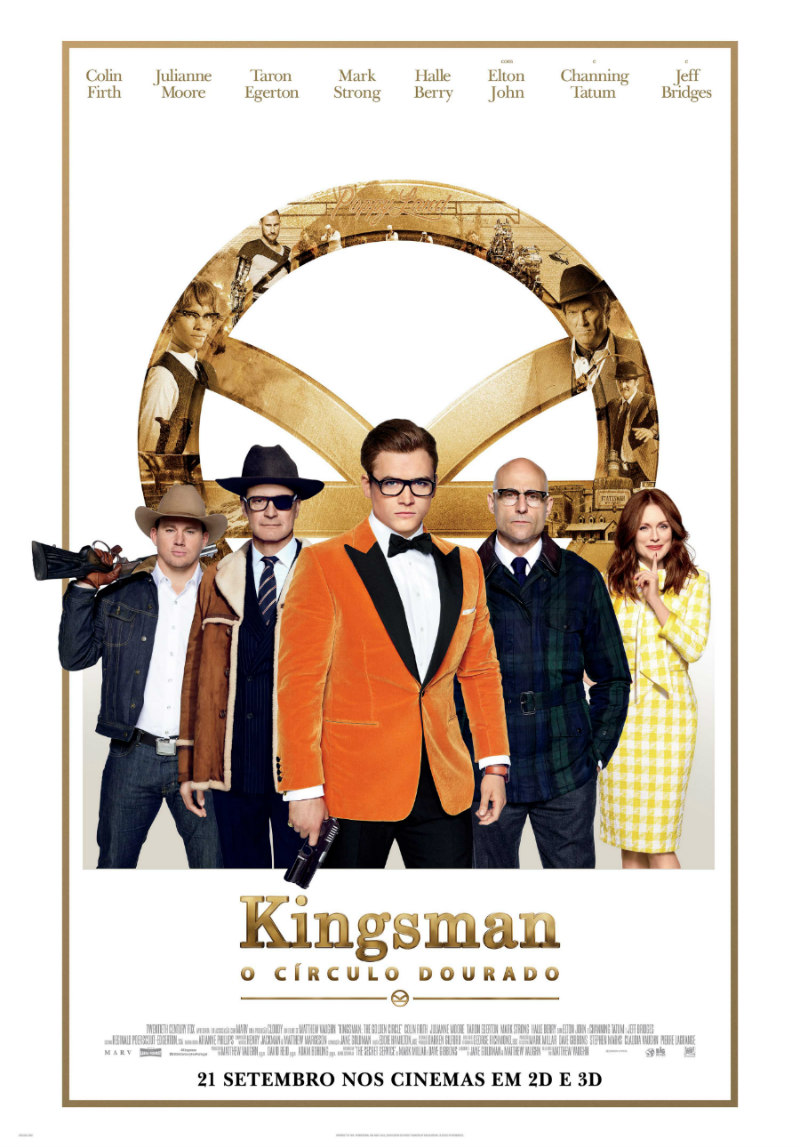 Kingsman Circulo Dourado poster pt 2