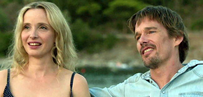 Ethan Hawke e Julie Delpy em "Antes da Meia-Noite"