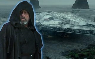 Star Wars Os Ultimos Jedi Luke Skywalker Millennium Falcon
