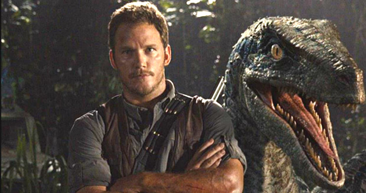 Mundo Jurássico Chris pratt & Blue