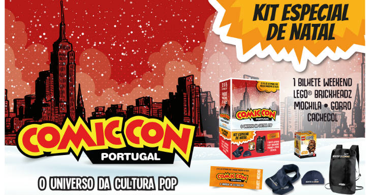 Kit de Natal da Comic Con Portugal