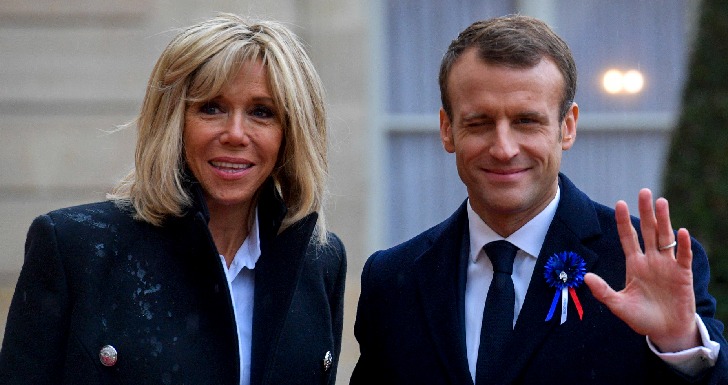 Brigitte Macron and Emmanuel Macron