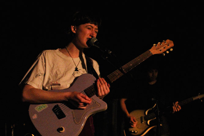 Ian Sweet e Frankie Cosmos na ZDB, 14 de Abril 2019 (© Sara Tanqueiro)