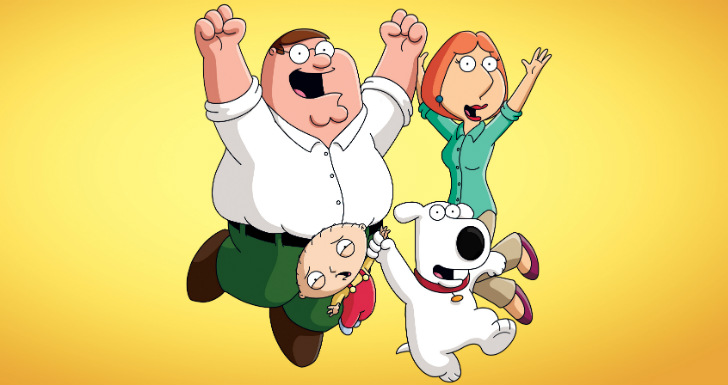 famílias family guy