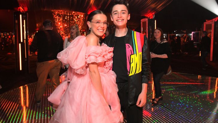 Millie Bobby Brown e Noah Schnapp