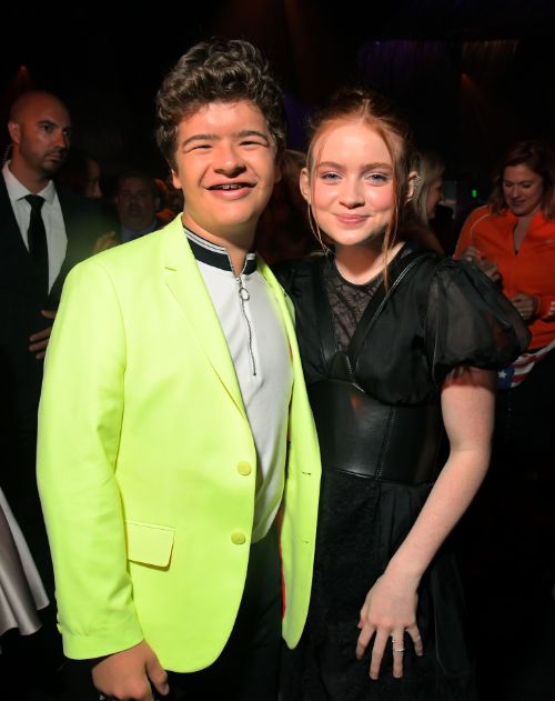 elenco stranger things Gaten Matarazzo e Sadie Sink