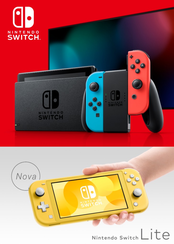Nintendo relevou a Switch Lite, uma nova versão da consola MHD
