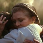 Carrie Fisher em "Star Wars: A Ascensão de Skywalker"