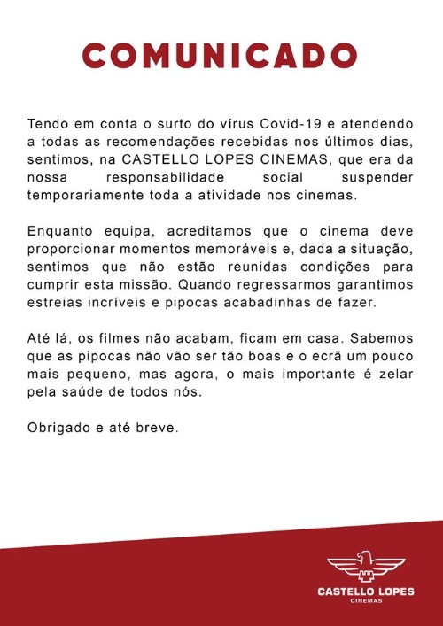 salas de cinema castello lopes