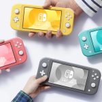 Nintendo switch lite coral