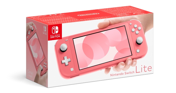 Nintendo switch lite coral 2