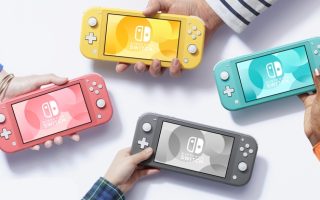 Nintendo switch lite coral