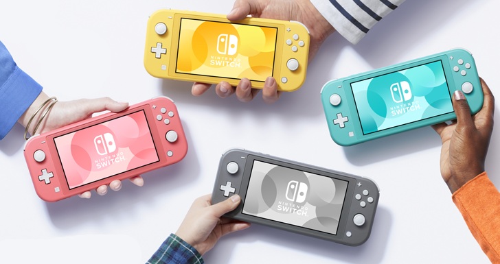 Nintendo switch lite coral