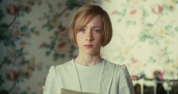 Saoirse Ronan em "Expiação - a sua primeira nomeação ao Óscar